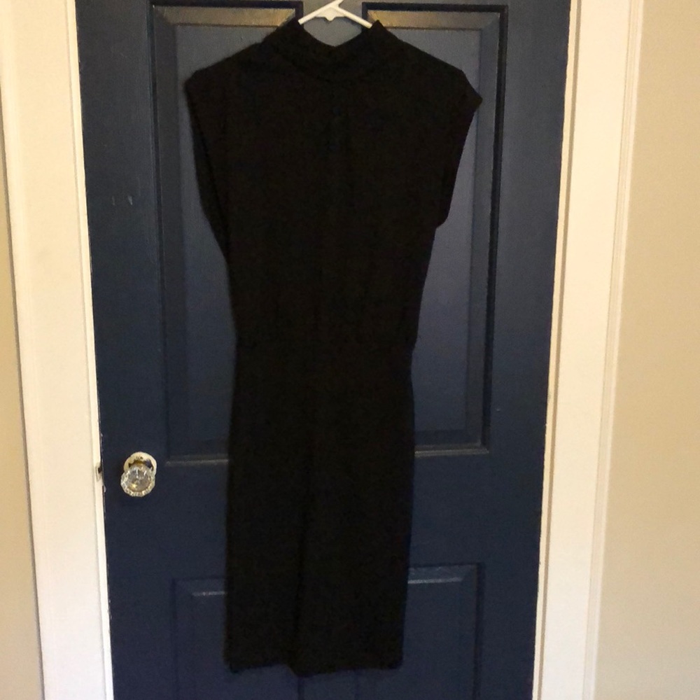 Alice and Olivia Wool Dress— open back sz L